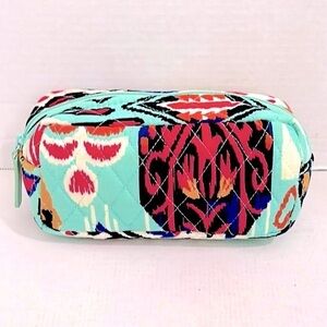 Vera Bradley Medium Cosmetic Bag Pueblo Cotton Pattern Travel - EUC